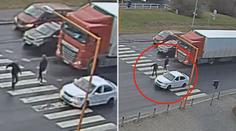 Muž zběsile ujížděl policistům! Málem zabil chodce, auta těsně míjel
