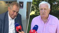Pavel překročil Rubikon, míní Klaus. Žalobu bych nepodával, vyjádřil se Zeman