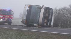 Za nehodu u Žatce dostal řidič autobusu podmínku. Podle soudu jel příliš rychle