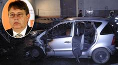 Strach o život! U domu hejtmana France shořelo auto!