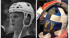 Oilers hráli pro Colbyho! Zesnulého spoluhráče uctili videem i výstrojí