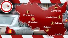 SJÍZDNOST SILNIC: V Pardubickém kraji jsou silnice sjízdné s opatrností, na mnoha místech prší