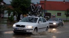 Velká voda na Plzeňsku: Tající sníh děsí obyvatele západu Čech