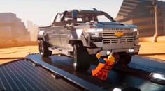 Chevrolet postavil nového obra z lega. Řídí ho figurky z filmu