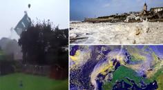 V Británii létají střechy! Ophelia už má tři oběti a míří nad pevninu