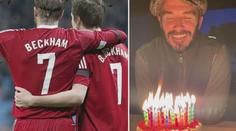 David Beckham oslavil narozeniny. Jeho žena sdílela dojemné video