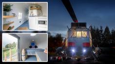 Originální bydlení ve válečné helikoptéře! Můžete ho využít i vy