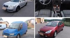 VELKÁ DRAŽBA: Ford za 5 tisíc, Transit za 12 tisíc, Superb za 30!