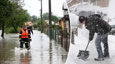VÝSTRAHA: Na východě hrozí povodně, na západě sněžení