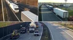Vážná nehoda zablokovala dálnici D1 u Bohumína! Zemřel řidič dodávky