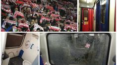 Fanoušci Slavie poškodili vlaky! Pohled na škody žene slzy do očí