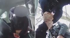 Spoutané dívce (9) nastříkali policisté do obličeje pepřák! Chci tátu, křičela