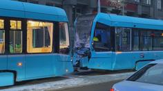 V Ostravě se srazily dvě tramvaje. Při nehodě se zranilo osm lidí