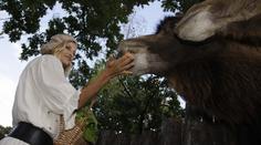 Topmodelka Tereza Maxová mezi velbloudy