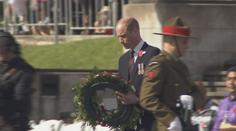 VIDEO: William přijel uctít památku obětí teroristy
