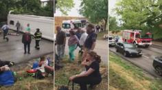 Na Slovensku se převrátil autobus. Třicet zraněných, jeden kriticky!