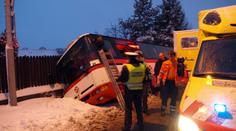 Po nehodě autobusu na Prachaticku 8 zraněných!
