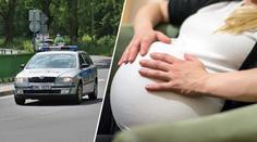Žena už rodila, ale uvízla v zácpě. Policisté se ukázali jako frajeři!