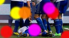 Fanoušci vtrhli na trénink a stříleli po hráčích paintballovými zbraněmi