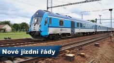 Jízdní řády čekají změny: Vlaky posílí a začnou jezdit luxusní vozy