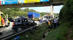 Hromadná nehoda uzavřela dálnici D1! Jeden mrtvý, šest zraněných