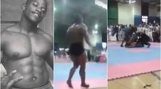 Smrtící moment: Kulturistovi se vymklo salto, zlomil si vaz! VIDEO