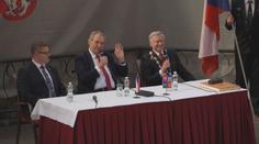 Návštěva prezidenta v Ústeckém kraji vrcholí. V Děčíně kritizoval vládu