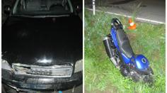 Motorkáře vynesla zatáčka, čelně se srazil s autem! Na místě zemřel