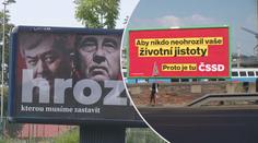 Politické strany umisťují po Česku billboardy, některé i experimentují