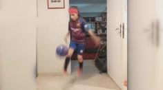 Borec na konec: Mladá dívka v dresu Barcelony předvedla famózní kousky&nbsp;