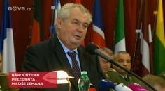 Náročný Zemanův den: Armáda, Golanské výšiny, profesoři i Putin