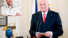 Klausovi muži zuří! Tohle napsali slovenskému moderátorovi, který si z prezidenta vystřelil