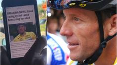 Armstrong zemřel, psala média. Cyklista byl živý a vysmál se jim!