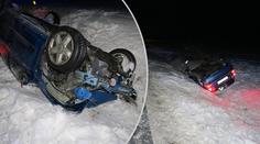 Zfetovaná matka obrátila auto na střechu. 3letá dcera je těžce zraněná