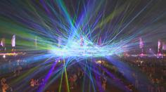 VIDEO: Gigantická show v Belgii se stovkami laserových paprsků