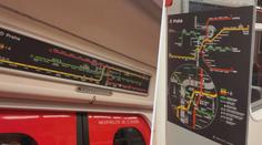 VIDEO: Pražské metro už zdobí nová infografika. Podívejte se, jak vypadá v provozu
