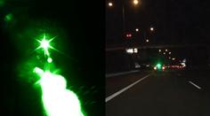 Řidiče oslnil laserový paprsek z jiného auta, vše už řeší policie!