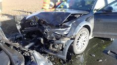 Čelní srážka na Uherskohradišťsku: Čtyři zranění včetně dětí, vzlétl i vrtulník