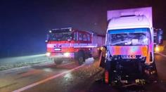 Nehody zablokovaly D1. Ve směru na Brno byla neprůjezdná, tvořily se kolony