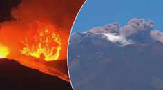 Etna se opět probudila k životu! Chrlila lávu přes sto metrů vysoko