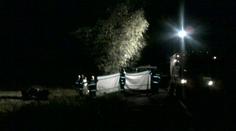 OBRAZEM: Auto se rozpůlilo o strom. Jeden člověk nepřežil