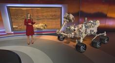 Robot mířící na Mars ve studiu TV Nova. Pusťte si unikátní VIDEO!