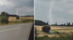 Tornádo na Olomoucku! Lidi vyděsil velký vzdušný vír. VIDEO