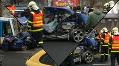 VIDEO: SMRT řidiče seatu! PO HONIČCE narazil do tramvaje