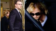 Expremiér Nečas v doprovodu manželky pohřbil svého otce