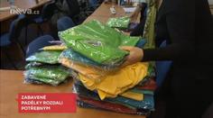 Zabavené padělky neskončí ve spalovně, oblečení dostanou děti