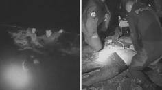 Šlo o vteřiny: Muže z Vltavy tahal policista přivázaný na laně! VIDEO