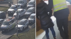 VIDEO: Porod za pět minut. Bez policie by to žena nestihla