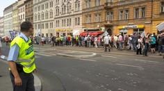 Rozzuření odboráři ukončili protest před Úřadem vlády