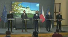 Fiala uvedl sedm nových ministrů do funkce. Klíčový je resort zdravotnictví, míní premiér